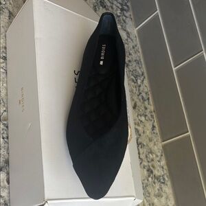 Birdies Black Pointed Toe Flat